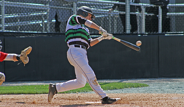 Copyright 2017; Wilmington University. All rights reserved. File photo of Max Carney who went 2-for-3 with an RBI against New Haven, taken by Frank Stallworth.
