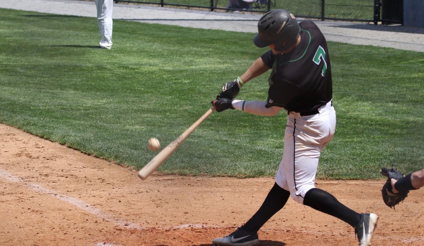 Copyright 2018; Wilmington University. All rights reserved. File photo of Kendall Small who batted 3-for-5 and 2-for-3 at Felician on Friday. Photo  by Frank Stallworth. April 26, 2018 vs. Jefferson
