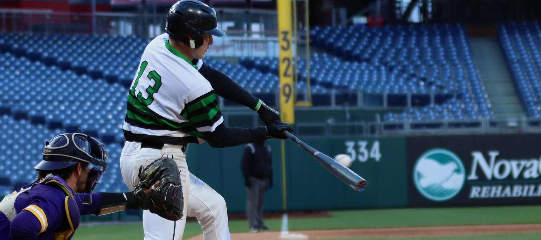 CFile photo of JJ Killen who hit a homer at Jefferson on Tuesday. opyright 2022; Wilmington University. All rights reserved. Photo by Dan Lauletta. April 19, 2022 vs. West Chester at Citizens Bank Park.