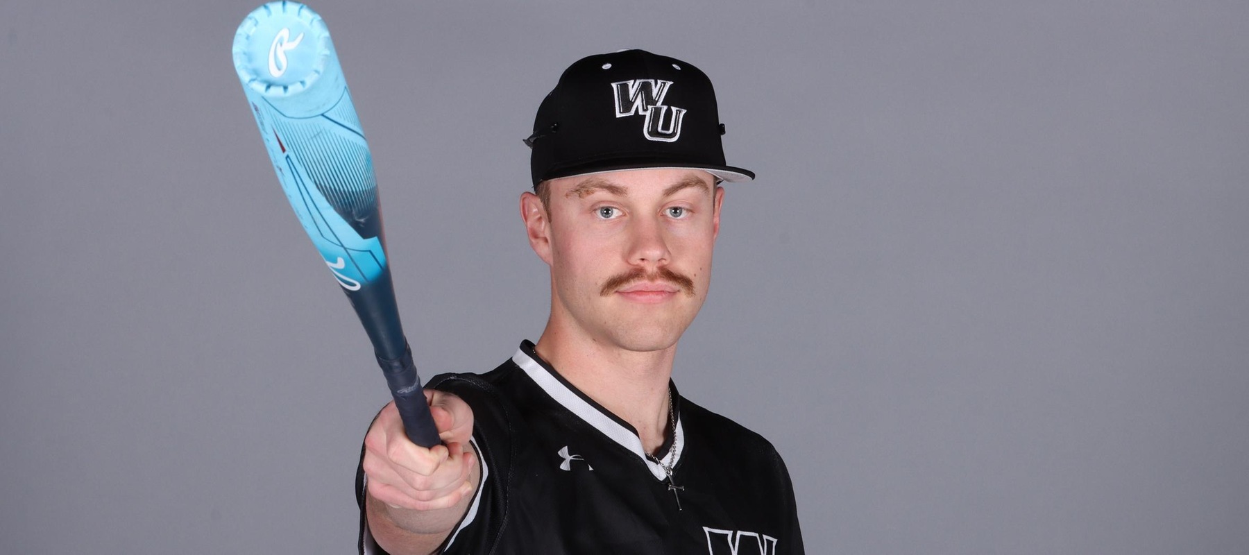 Photo of Jack McDonald who hit two homers in game two against New Haven. Copyright 2024; Wilmington University. All rights reserved. Photo by Dan Lauletta.