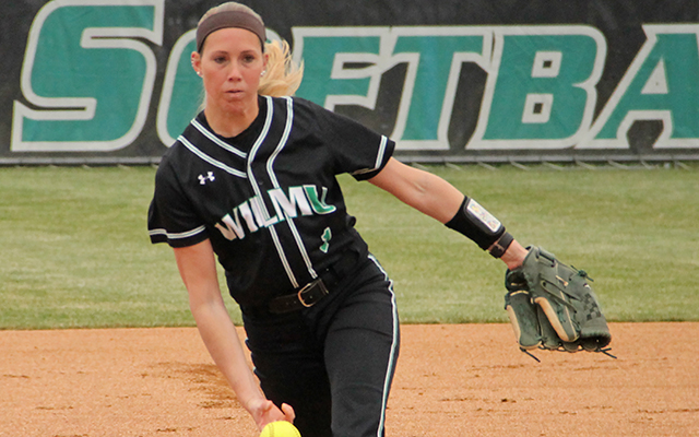 Big Sixth Inning Double in Opener Allows Wilmington Softball to Split with No. 17 Caldwell, 2-1 and 9-8, in CACC Play