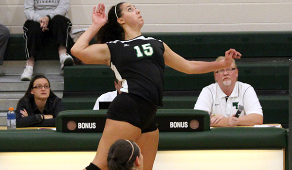 Wilmington Volleyball Takes First Set but Falls to CACC South Division Foe Philadelphia, 3-1