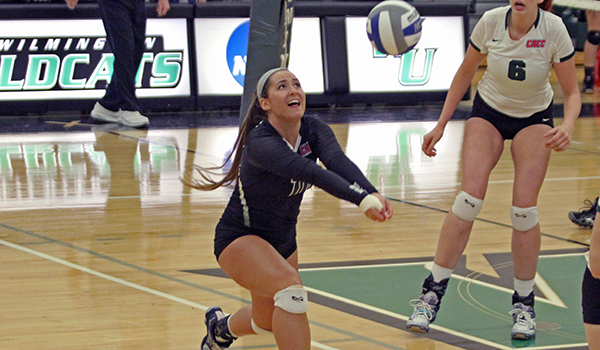 Wilmington Volleyball Takes 3-1 CACC South Division Battle at Holy Family