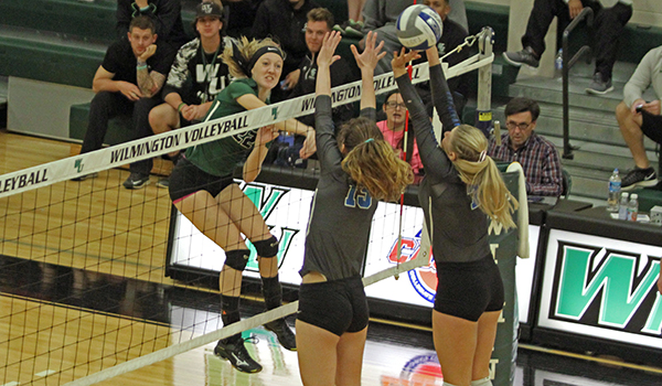 Wilmington Volleyball Dismissed at Bloomfield in Straight Sets