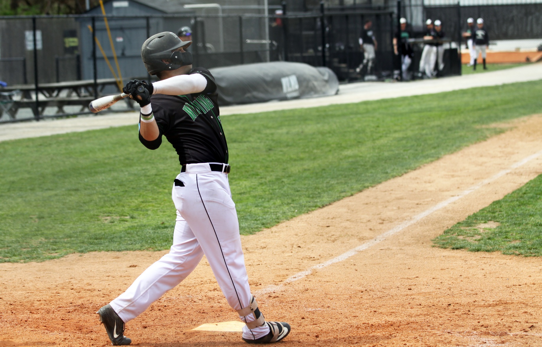Copyright 2019: Wilmington University. All rights reserved. File photo of Kendall Small who became the all-time leader in RBI on Saturday. Taken by Katlynne Tubo. April 12, 2019 vs. Felicain.