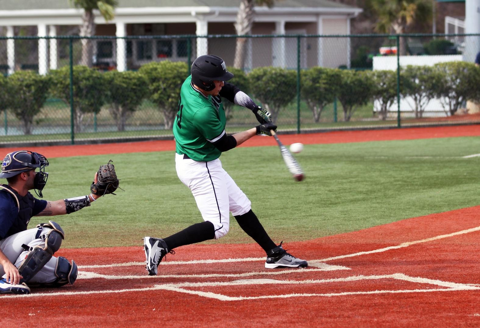Copyright 2019; Wilmington University. All rights reserved. Photo by Dan Lauletta. February 24, 2019 vs. Molloy at Myrtle Beach, S.C. Photo of Quintin Ivy who went 4-for-6 with three RBI in game one against Caldwell and 3-for-5 with a solo homerun and three RBI in game two against Caldwell on April 27, 2019.