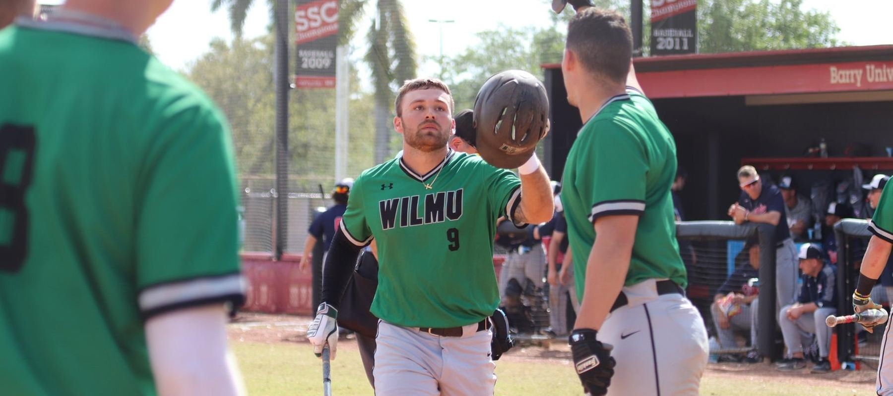 Copyright 2019; Wilmington University. All rights reserved. Photo by Heather Leslie. March 9, 2019 vs. Queens at Barry University.
