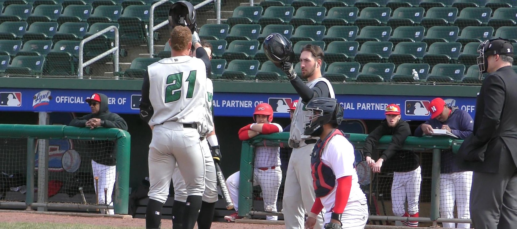 File photo of Quintin Ivy who hit a homer for the second straight game. Copyright 2022; Wilmington University. All rights reserved. Photo by Ric Edevane (College of Technology). April 4, 2022 at Nyack.