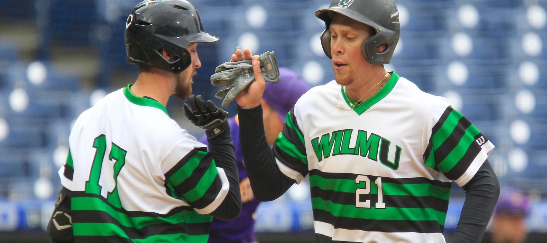 Copyright 2022; Wilmington University. All rights reserved. Photo by Tim Shaffer. April 19, 2022 vs. West Chester at Citizens Bank Park.