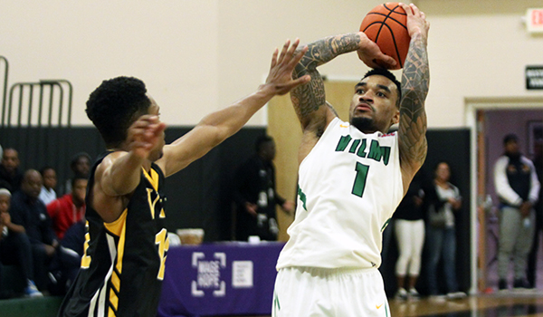 Copyright 2016; Wilmington University. All rights reserved. File photo of Tyaire Ponzo-Meek against Millersville.