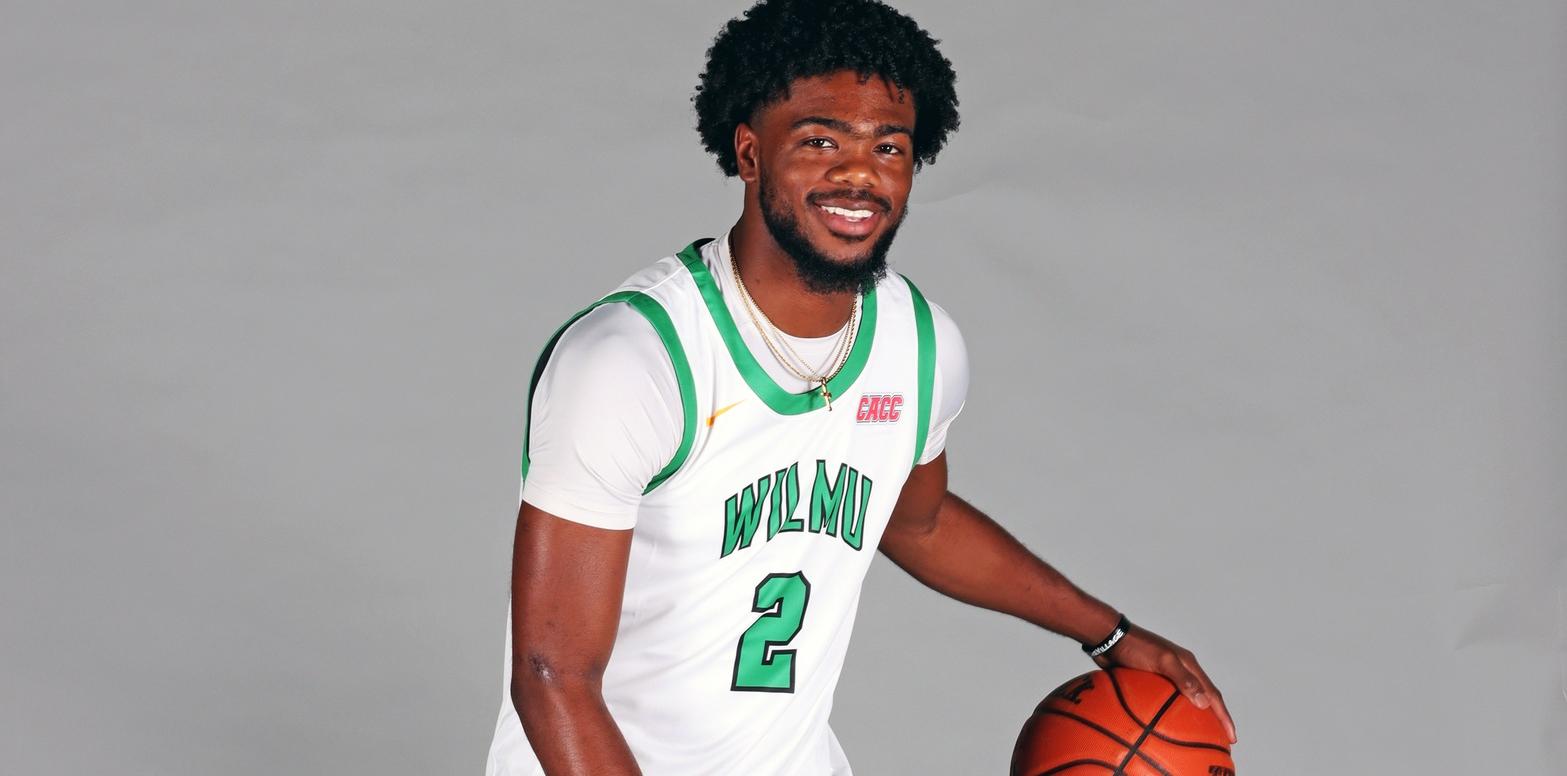 Photo of Manir Waller who score 16 points off the bench in his Wilmington debut on Friday against UDC. Copyright 2024; Wilmington University. All rights reserved. Photo by Dan Lauletta.