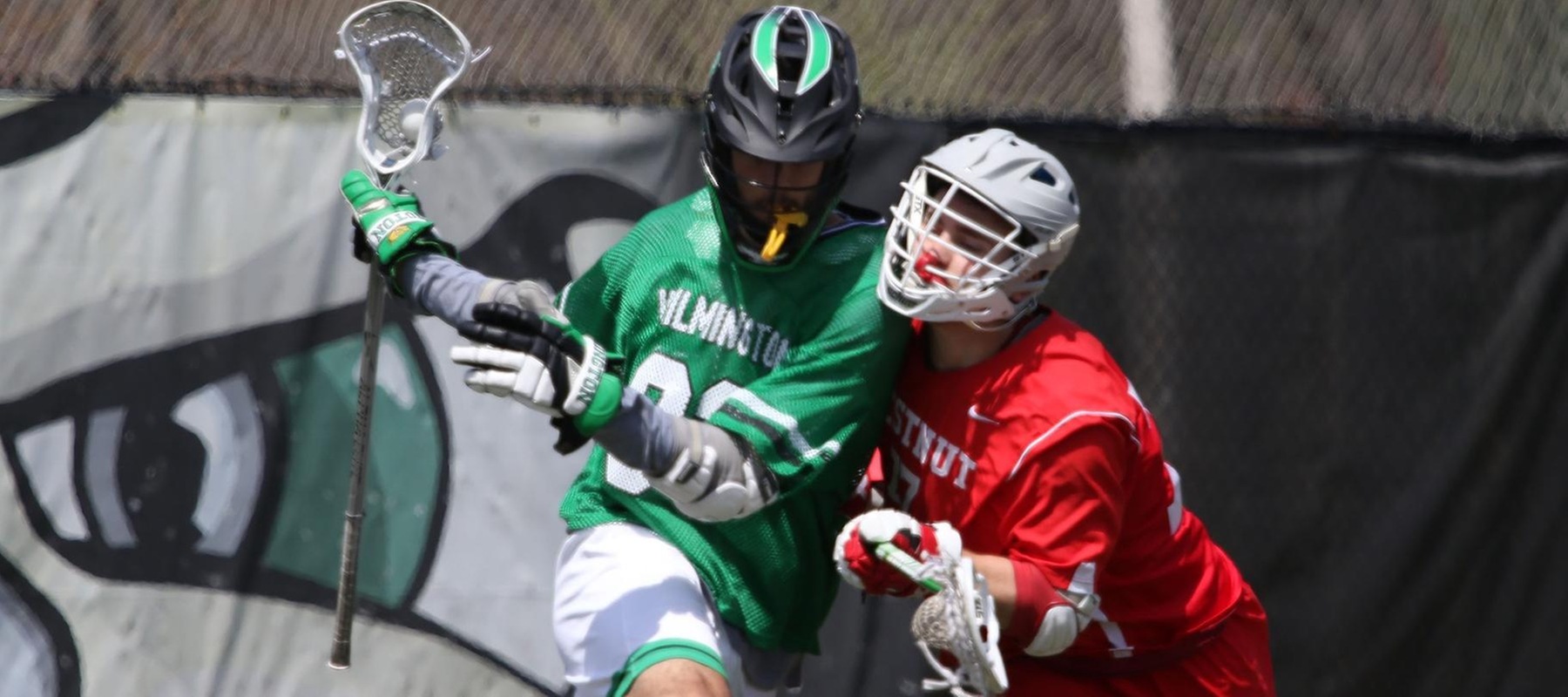 Copyright 2018; Wilmington University. All rights reserved. File photo of Dylan McCleaft who scored twice and added four assists at Montreat. Photo by Frank Stallworth. April 21, 2018 vs. Chestnut Hill.
