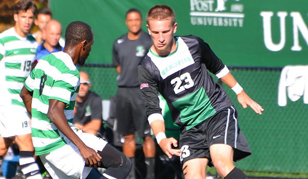 Strong Second Half Gives Post 3-1 Men’s Soccer Victory over Wilmington