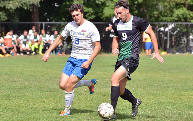Wilmington Men’s Soccer Remains Unbeaten in CACC Play with 2-0 Shutout at Concordia