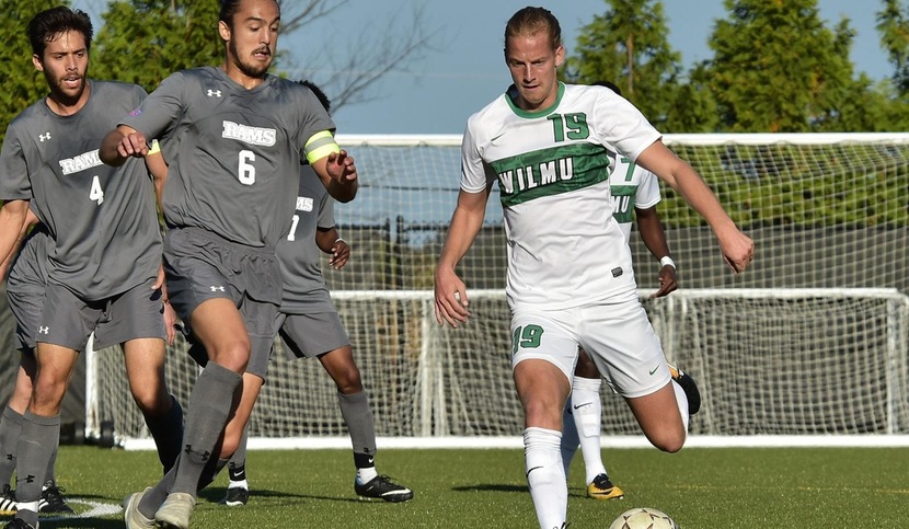 Copyright 2017; Wilmington University. All rights reserved. File photo of Fredrik Bentdal by James Jones. October 25 vs. Jefferson.