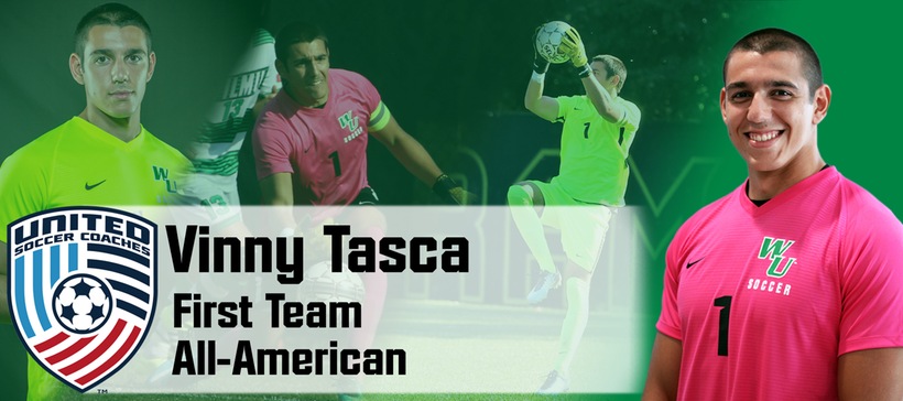 Vinny Tasca Makes Men’s Soccer History With First Team United Soccer Coaches All-American Honors