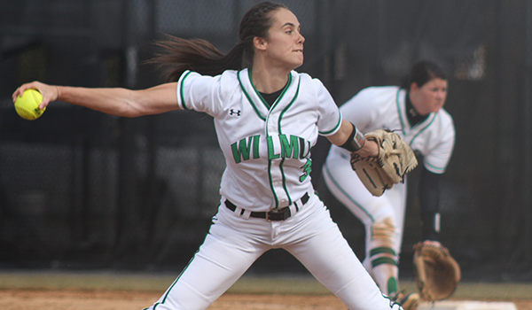 Botsch Strikes Out Career High as Wilmington Softball Sweeps Goldey-Beacom, 3-2 and 8-0, in Crosstown Matchup