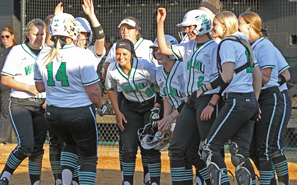 Bats Wake Up in Nightcap to Give Wilmington Softball a CACC Split, 2-1 (9) and 8-1, against Concordia