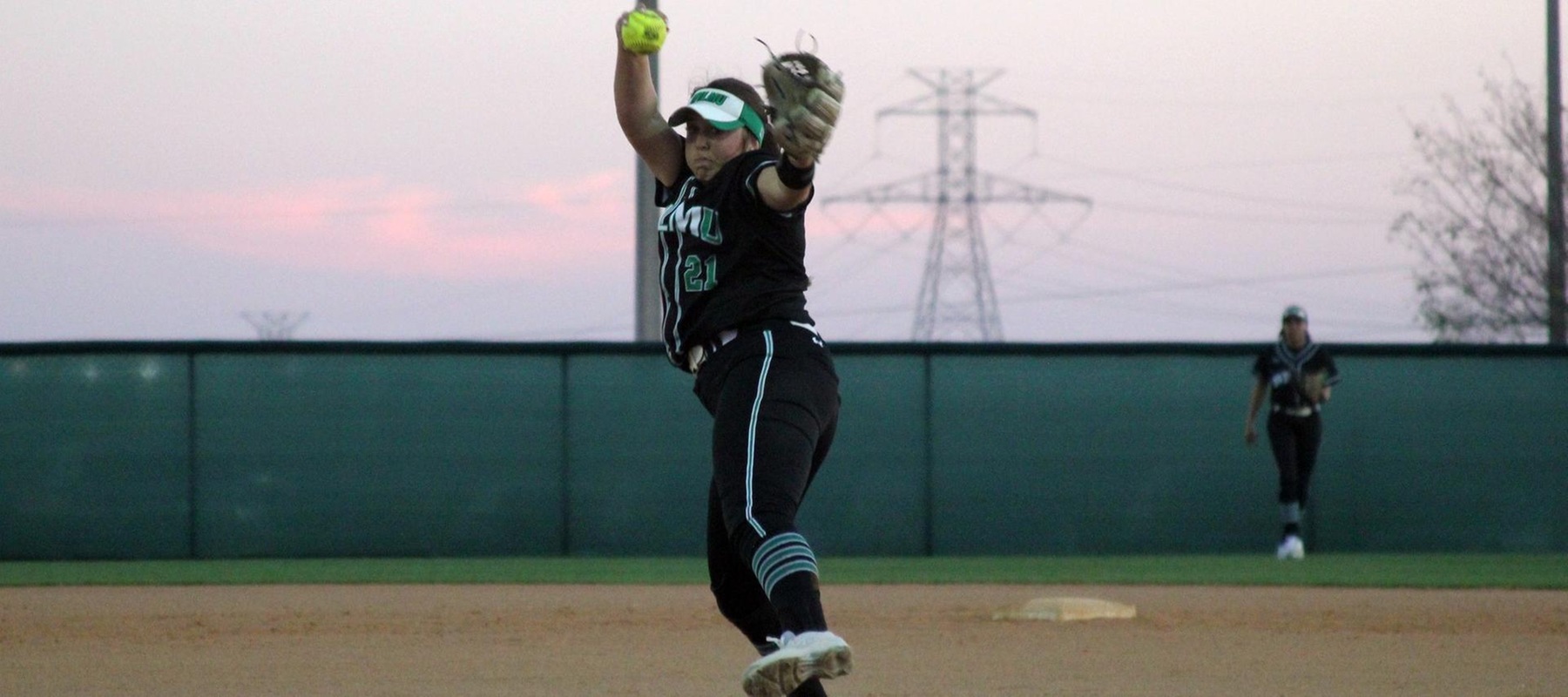 Copyright 2019; Wilmington University. All rights reserved. Photo of Caitlyn Whiteside pitching against Southern Indiana. Photo by MaryKate Rumbaugh. March 3, 2019 vs. Southern Indiana.