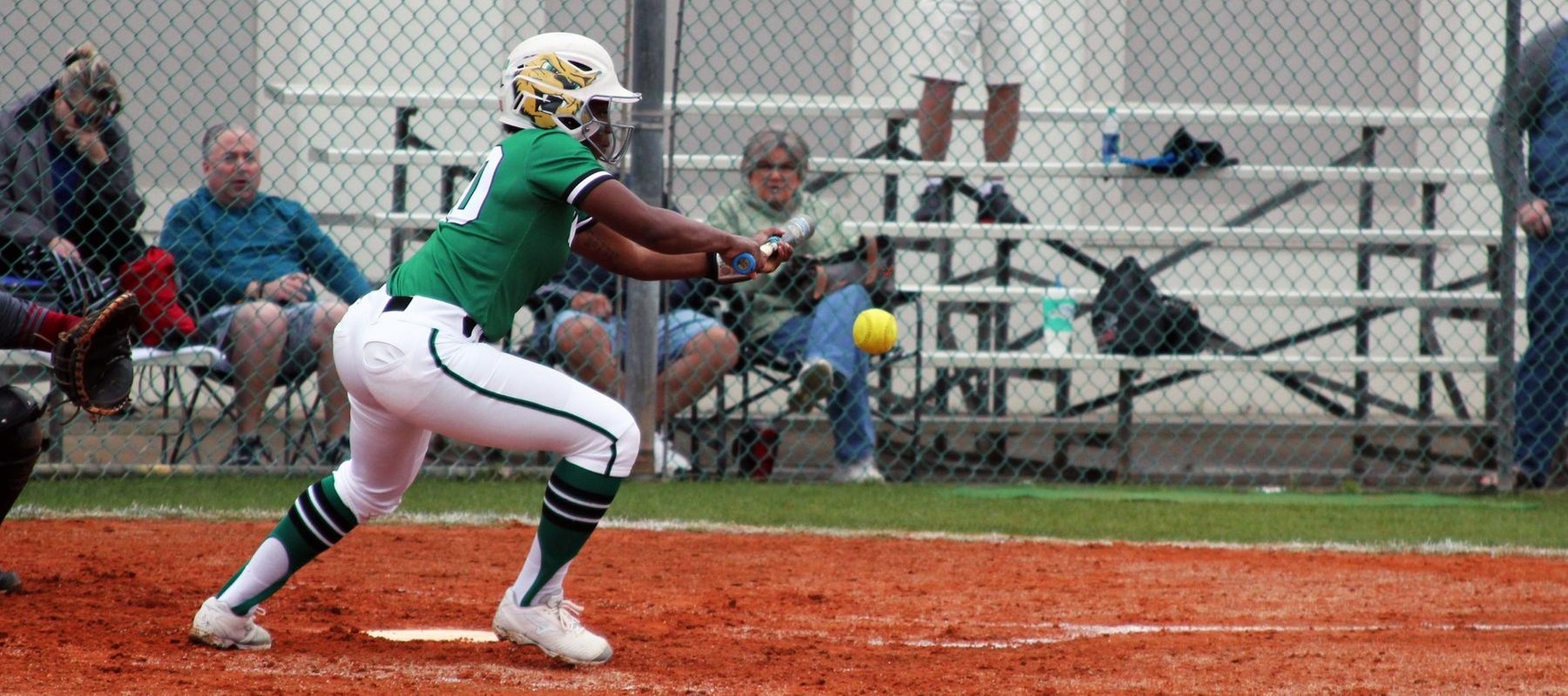 Copyright 2019; Wilmington University. All rights reserved. Photo of Rosa'Lynn Burton who had three hits in game one at Florida Tech. Photo by Mary Kate Rumbaugh March 5, 2019 at No. 9 Florida Tech.