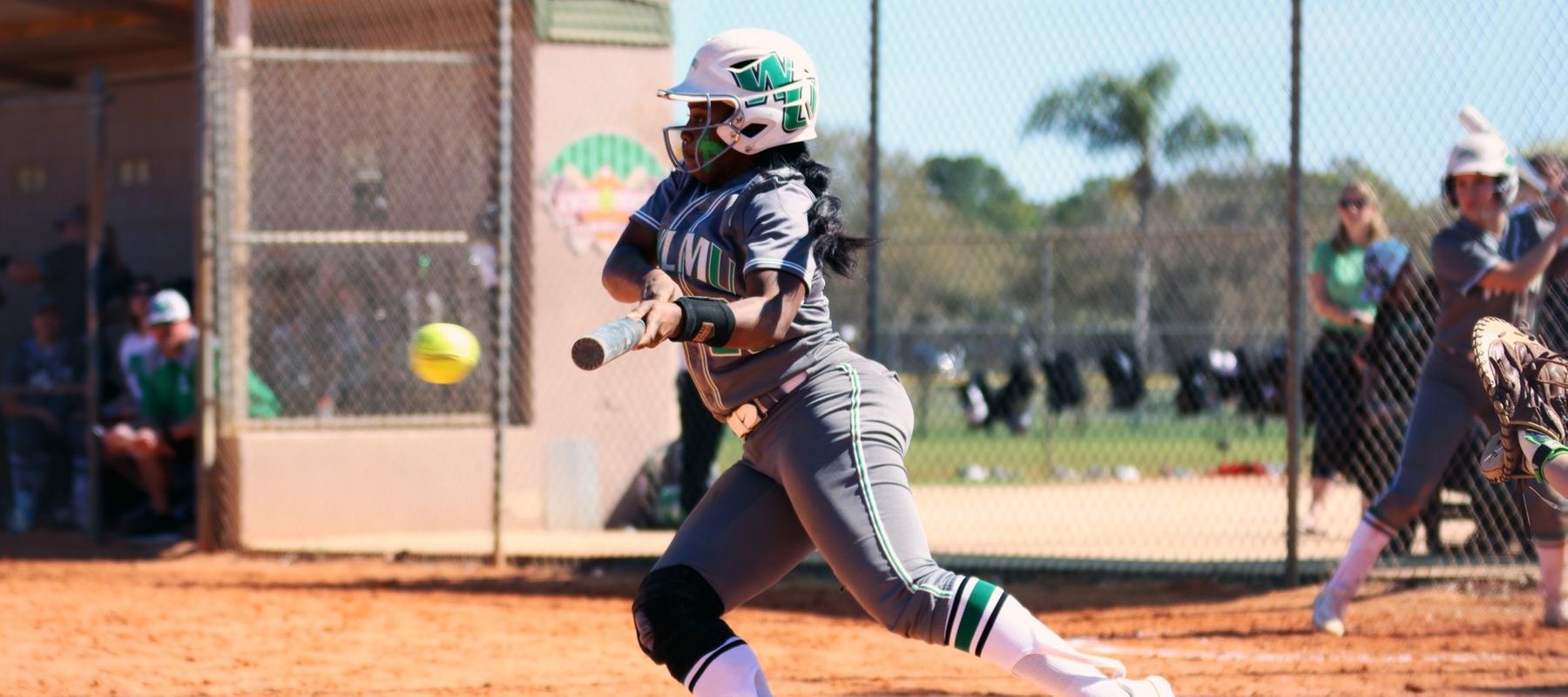 Copyright 2020. Wilmington University. All rights reserved. Photo by Mary Kate Rumbaugh. March 1, 2020 vs. Grand Valley State at Winter Haven Diamond Plex in Winter Haven, Florida.