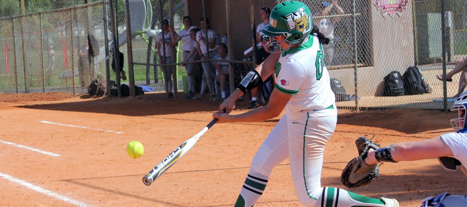 File photo of Arianna Millan who came off the bench and hit a homer in game two at Millersville. Copyright 2022; Wilmington University. All rights reserved. Photo by Erin Harvey. February 28, 2022