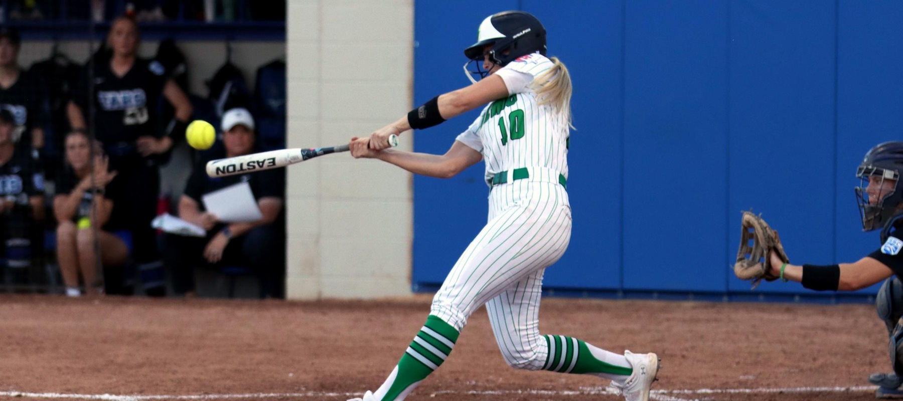 Photo of Sara Miller who went 2-for-4 with a double and three RBI in the doubleheader at Rollins on Wednesday. Copyright 2024; Wilmington University. All rights reserved. Photo by Erin Harvey. February 28, 2024 at Rollins.