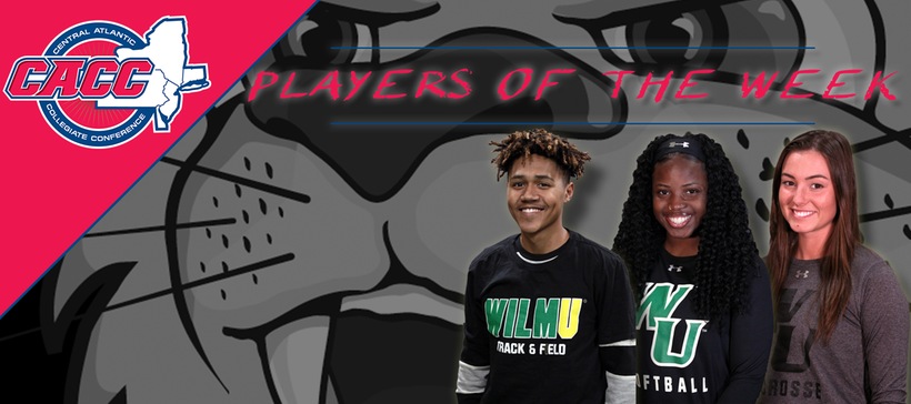 Three Student-Athletes Earn CACC Players of the Week for Wilmington