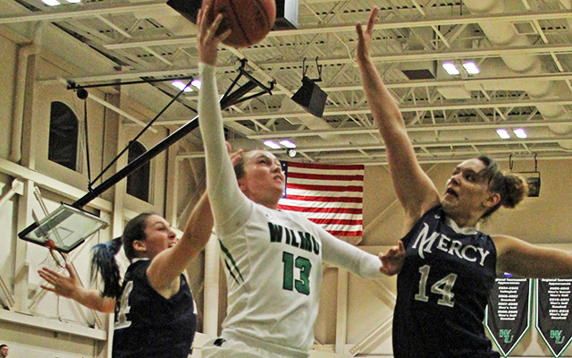 Defensive Pressure and Uptempo Offensive give Wilmington Women’s Basketball Season Opening Victory, 73-55, Over Mercy