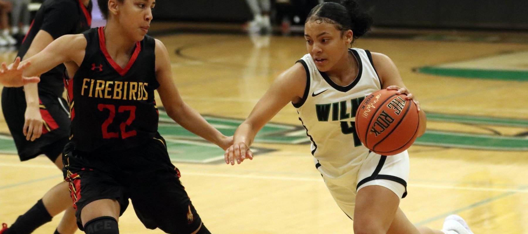 File photo of Amber Washington who had a game-high 19 points against Saint Rose. Copyright 2022; Wilmington University. All rights reserved. Photo by Dan Lauletta. November 11, 2022 vs. the District of Columbia.