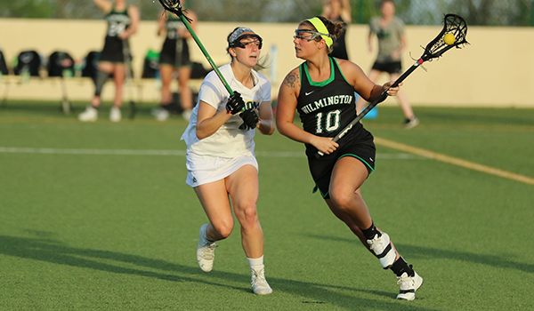 Copyright 2017; Wilmington University. All rights reserved. Photo of Gabby Spalt, taken by Pete Lefresne, Saint Leo University Assistant Athletics Director for Communications.