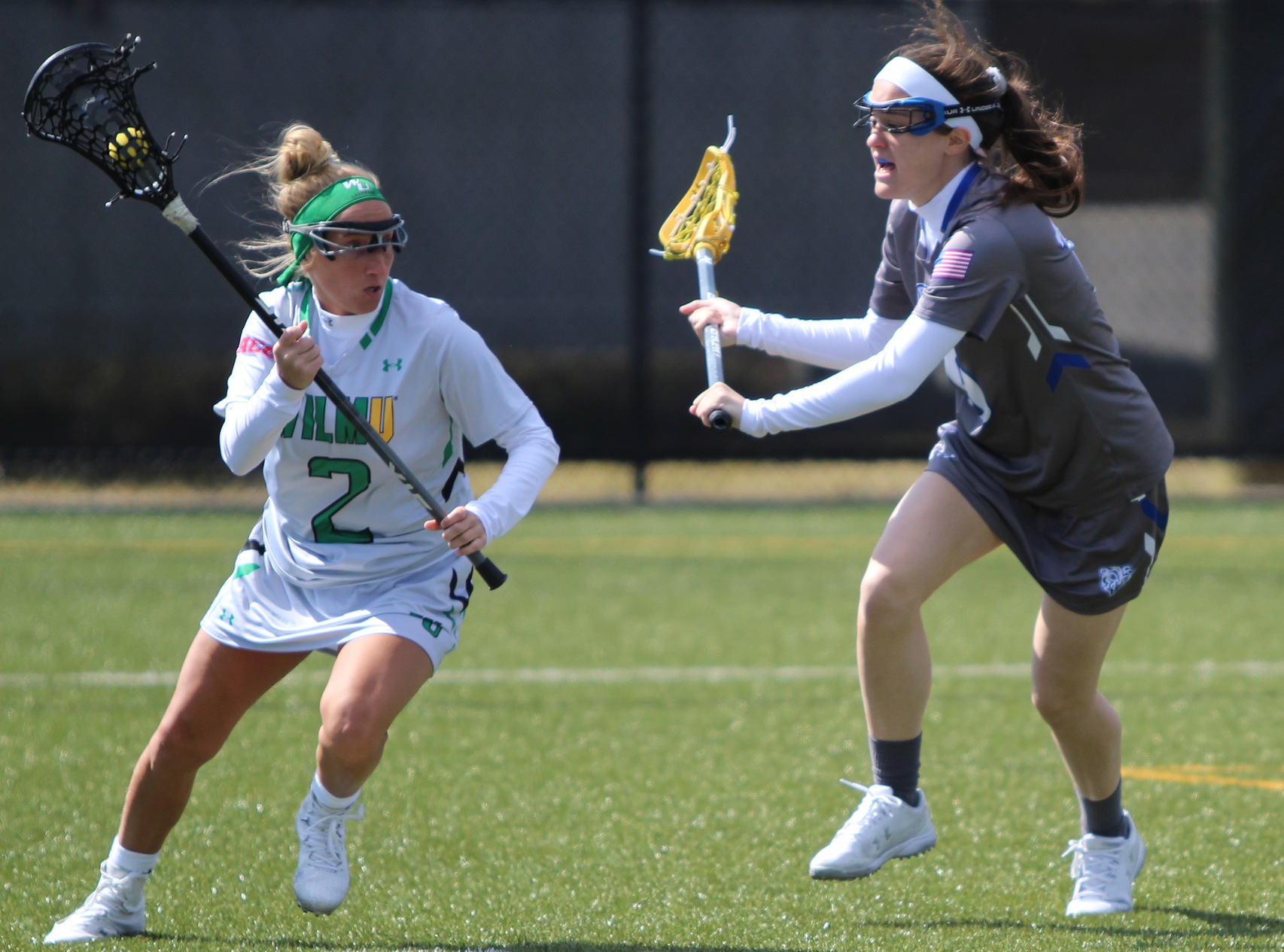 Copyright 2019; Wilmington University. All rights reserved. Photo of Taylor Lambeth. Photo by Samantha Kelley. March 16, 2019 vs. #22 NYIT.