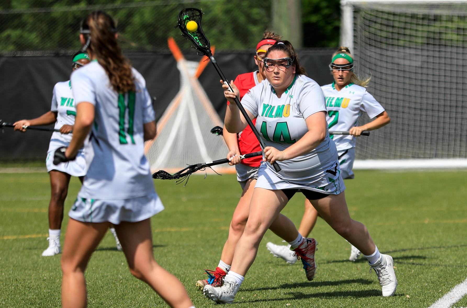 Wilmington University vs Chestnut Hill University Women's Lacrosse Game on 04/30/29 @Wilmington University's Sports Complex in Bear Delaware 
Photographed by Christopher J. Vitale of Bear Delaware.
