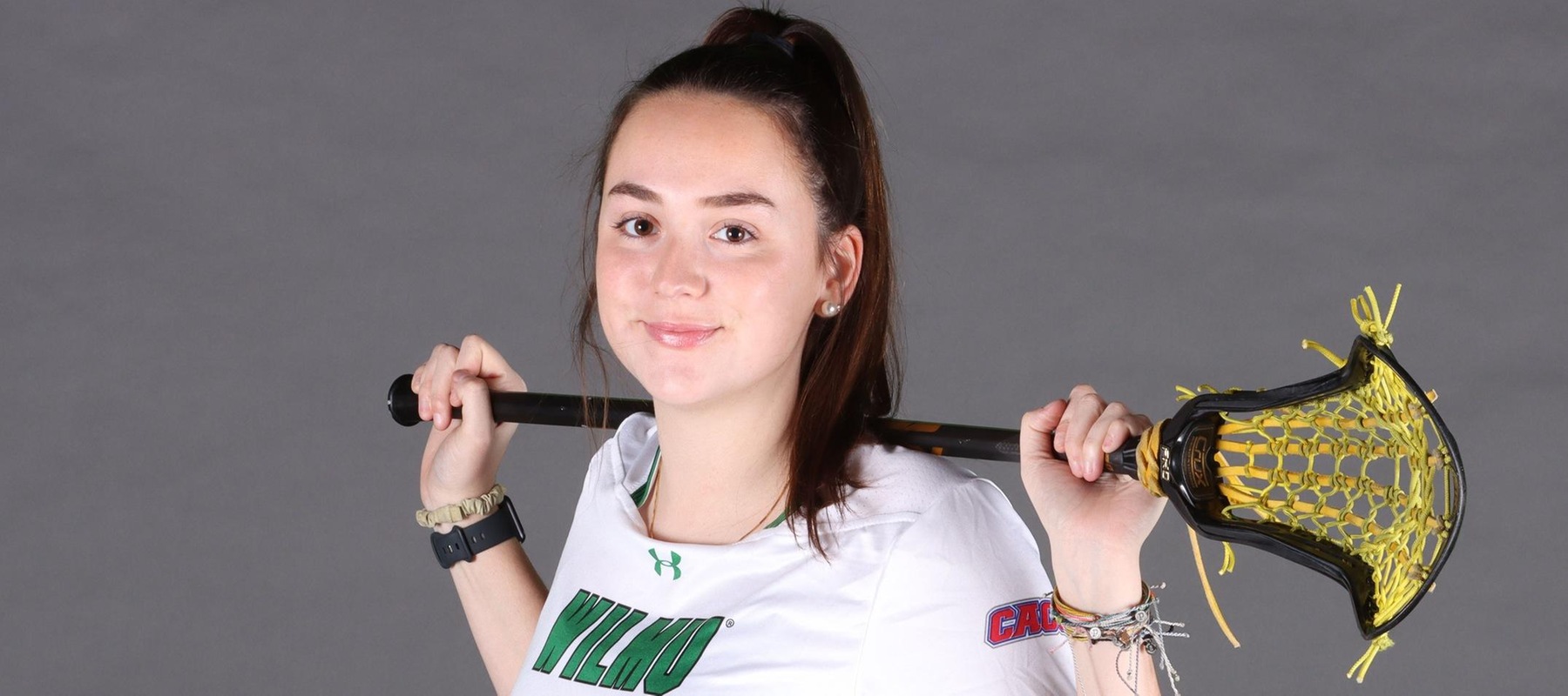 Photo of Alea Javorowsky who had three goals and four assists at Barton. Copyright 2024; Wilmington University. All rights reserved. Photo by Dan Lauletta
