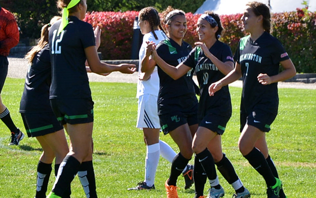 Loran Wyrough Scores Four Goals to Lead Wilmington Women’s Soccer to a CACC Victory, 4-2, at Nyack