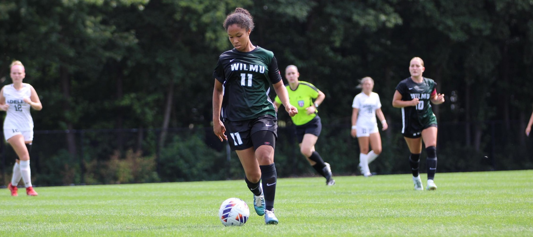 File photo of Sharon Freire Omonigho at Bentley. Photo courtesy of Bentley Athletics' Gregor Walz.