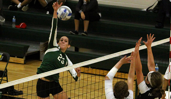 Strong Serving and Early Leads Allow Wilmington Volleyball to Sweep Holy Family