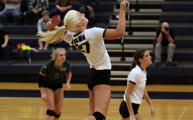 Wilmington Volleyball Hits Its Way Past Caldwell, 3-0, in a CACC Cross Division Matchup