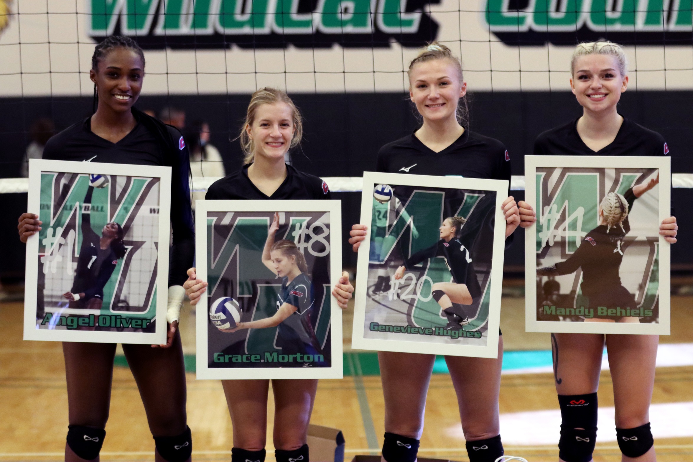 Volleyball Sweeps Post, 3-0, on Senior Day