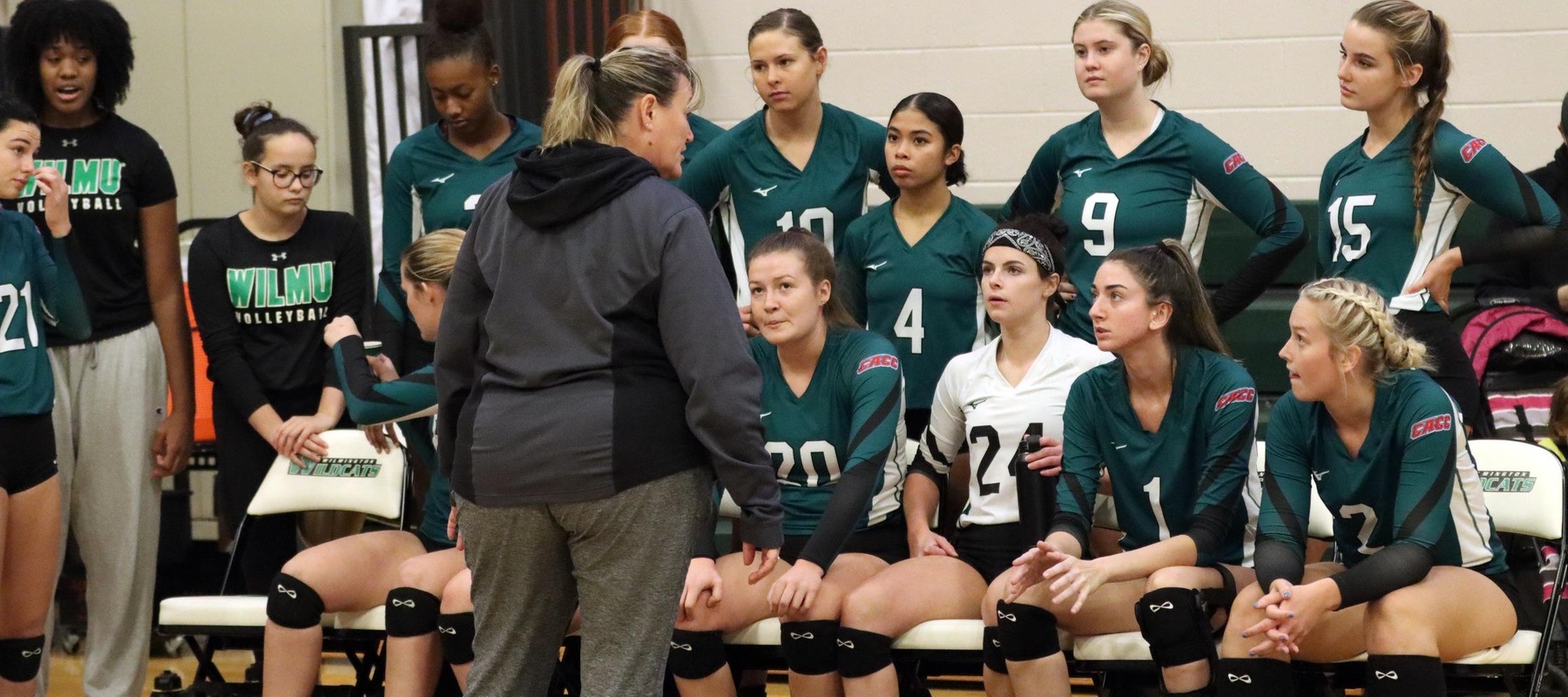 Volleyball Falls, 3-0, to Bridgeport in CACC Tournament First Round
